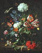 HEEM, Jan Davidsz. de Vase of Flowers  sg France oil painting artist